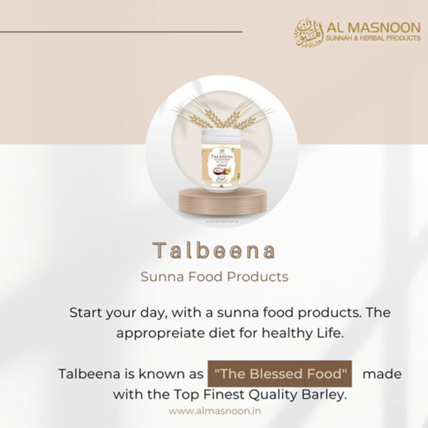 AL MASNOON Talbina with Dry Fruit 500g (pack of 1) / A sunnah & healthy diet porridge for all age group