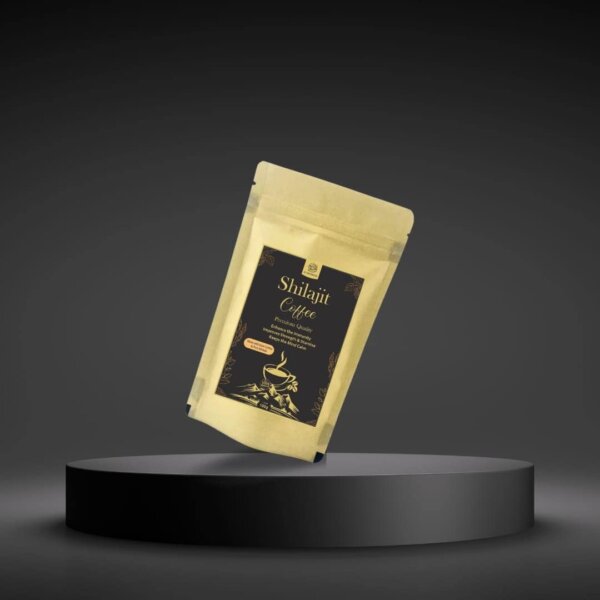 Al Masnoon Shilajit Coffee 100g Pack of 1 - Premium Dark Arabica Beans Infused with Pure Shilajit 100% Natural/No Chicory Added