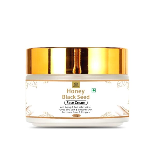 AL MASNOON Blackseed Face Cream: Made with Pure Honey & Black Seed Oil, 40g Pack of 1