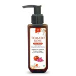 AL MASNOON Tomato Rose Face Wash | 100ml Pack of 1 | Natural & SLS Paraben Free, Enriched with Tomato and Rose Extracts for Clean, Radiant, and Glowing Skin