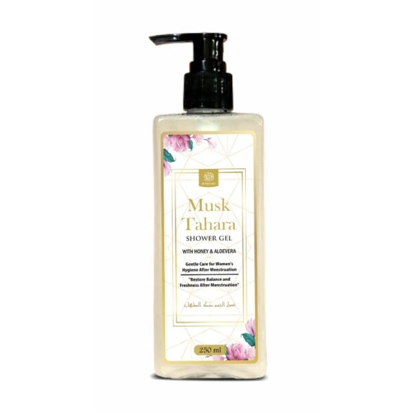 AL MASNOON Musk Tahara Shower Gel for Women with Honey & Aloe Vera – 250ml