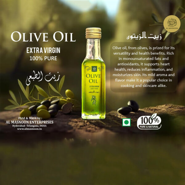 Extra Virgin Olive Oil – 100% Natural and Pure Zaitoon Oil, 100 Ml